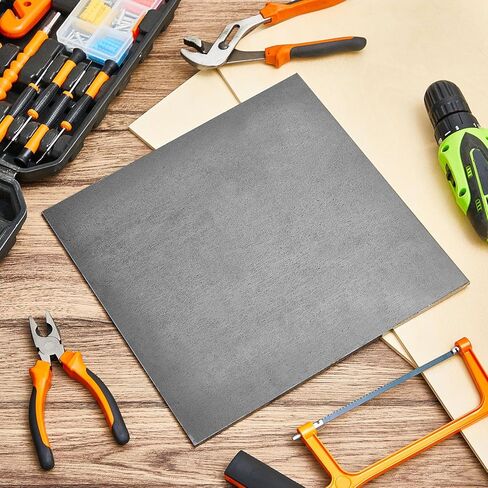 Therwen 2 Pcs 3/16 x 12" x 12" Steel Plate A36 Steel Sheet Plate Flat Metal Plate for Cutting Industrial Use in Saudi Arabia