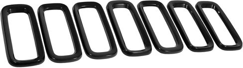 EnRand Front Light Bezel Headlight Cover Trim for Jeep Renegade 2015 2016 2017 2018,Angry Birds Eye Style,Durable UV treated ABS,Upgrade Clip In Version in Saudi Arabia