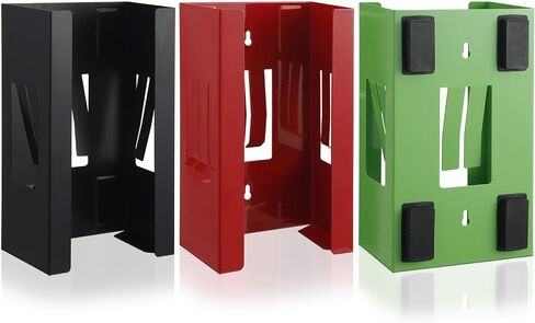 Saysurey 3 Pcs Magnetic Glove and Tissue Dispenser Holder Wall Mounted Magnetic Glove Dispenser Green Red Black Floating Magnetic Glove Box Holder for Hospital Workshop Garage Kitchen Office Tool Box in Saudi Arabia