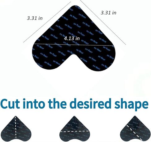 Non Slip Rug Pads 16 Pcs Corner Side Gripper for Hardwood Floors and Tiles, MIATTCLD Reusable Carpet Tape Stickers Washable Dual Sided Adhesive Grippers Keep Your Area Rug Flat in Kuwait