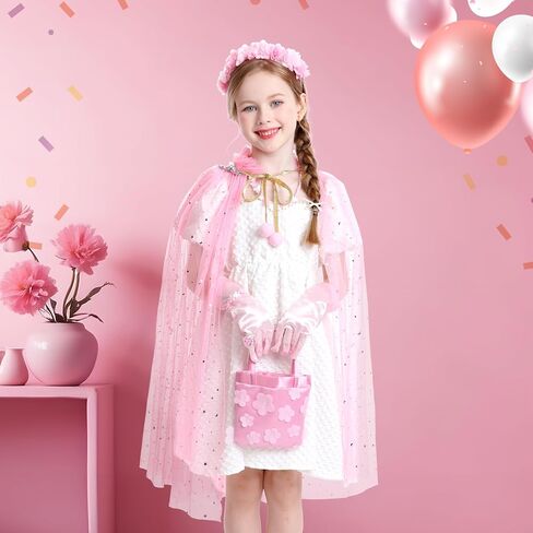 ملابس الأميرة هابجو للفتيات، 12 قطعة من رداء الأميرة للفتيات، مجموعة ملابس الأميرة للفتيات من سن 3 إلى 8 سنوات in Kuwait