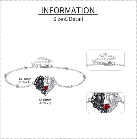Sterling Silver Bracelet Rose/Skull/Rose Scent/Daisy/Snake Bracelet Sterling Silver Jewelry for Women Girls in Saudi Arabia
