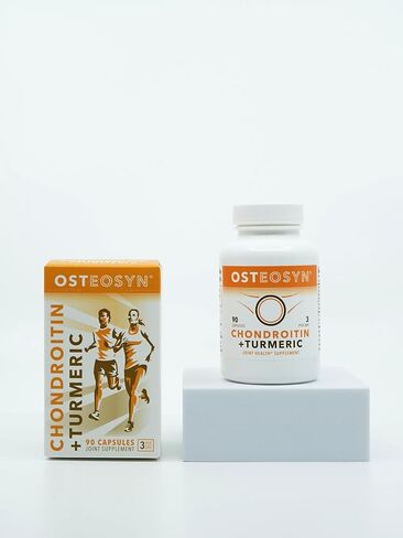 Osteosyn® Calcium Chondroitin and Organic Turmeric, 30-Day Servings in 90 Capsules, 3-Capsule Serving Cost is $1.43 in Saudi Arabia