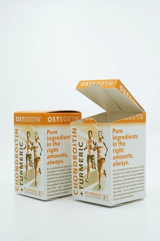 Osteosyn® Calcium Chondroitin and Organic Turmeric, 30-Day Servings in 90 Capsules, 3-Capsule Serving Cost is $1.43 in Saudi Arabia