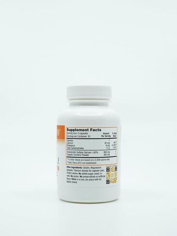 Osteosyn® Calcium Chondroitin and Organic Turmeric, 30-Day Servings in 90 Capsules, 3-Capsule Serving Cost is $1.43 in Saudi Arabia