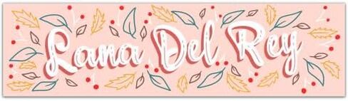Lana Rey Rub-On Vinyl Decal Bumper Sticker Car Laptop [01149] in Saudi Arabia