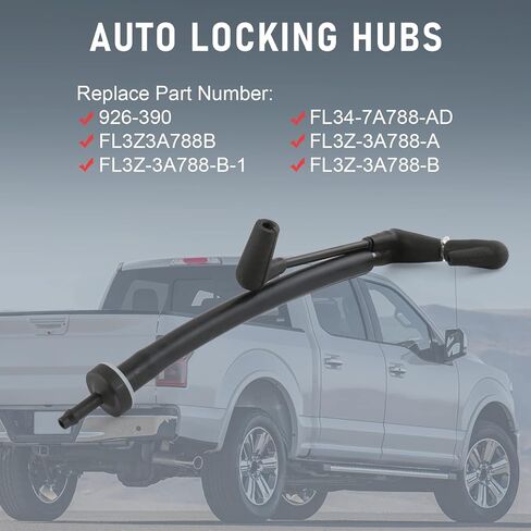 JDMSPEED Auto-Locking Hub Vacuum Line Tube Check Valve Assembly FL3Z3A788B for F-150, Expedition in Saudi Arabia