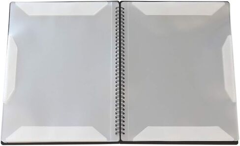 Sheet Music Folder,9.5 x 12 Binder,Folder for Musicians, Sheet Music Folder, Band Folder, Writable, Spiral-Bound, 180 Degree Open / A4 Size, 30 Sleeves, 60 Pages (Blue) in Saudi Arabia