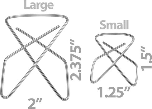 Officemate Butterfly Clips, #2 Small, 2 Boxes of 50 Each (99960) in Saudi Arabia