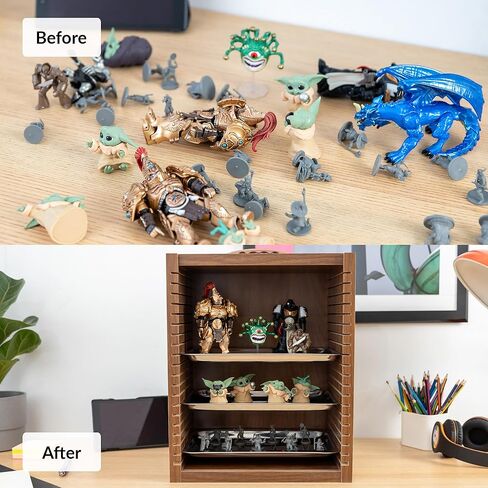 حالة عرض للمقتنيات | علبة عرض مصغرة | تخزين التماثيل الخاصة بك | حقيبة تخزين للمصغرات والشخصيات الصغيرة | حقيبة حمل مصغرة | شخصية عمل آمنة وحقيبة عرض شخصية صغيرة in Kuwait