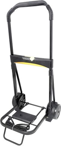 Kantek Ultra-Lite Folding Cart with Locking Telescoping Handle, 200-Pound Capacity, 11-Inch x 13.25-Inch Platform, Black (LGLC200) in Saudi Arabia