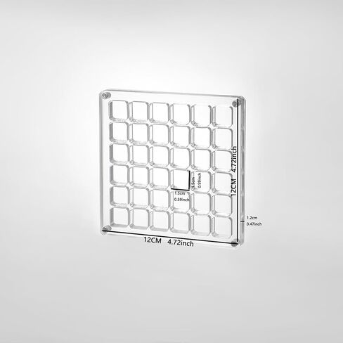 ERRSOU Acrylic Magnetic Seashell Display Box,36 Grids Clear Shell Storage Frame，Starfish Trinket Stackable Small Craft Organizers Display Case container in Saudi Arabia
