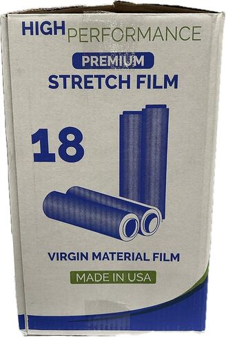 Diamond UP 18" Stretch Wrap Film for Pallet Wrap, 4 Industrial Strength Shrink Wrap Film Roll 1500 feet 80 Gauge Plastic Wrap for Moving, 4 Pack, Clear in Saudi Arabia