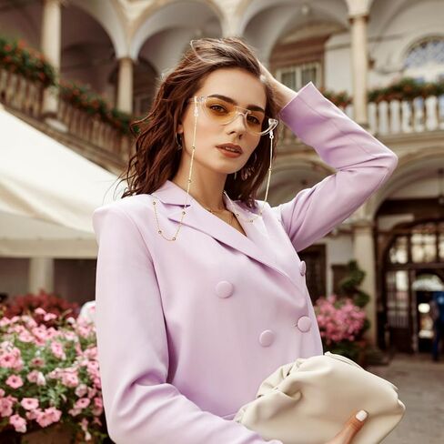 Jawfait Gold Eyeglass Chain for Women Stylish, Glasses Around Neck Chain for Girl,Strap Holder Sunglasses Mask Necklace Lanyard in Saudi Arabia