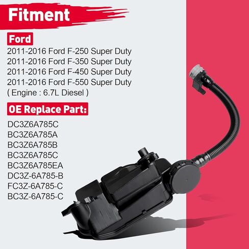 مجموعة فاصل الزيت متوافقة مع 2011-2016 Ford 6.7L F-250 F-350 F-450 F-550 Super Duty Powerstroke Diesel استبدال الجزء DC3Z6A785C DC3Z-6A785-C in Kuwait