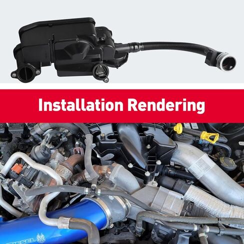 مجموعة فاصل الزيت متوافقة مع 2011-2016 Ford 6.7L F-250 F-350 F-450 F-550 Super Duty Powerstroke Diesel استبدال الجزء DC3Z6A785C DC3Z-6A785-C in Kuwait