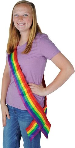 Beistle Rainbow Satin Sash in Saudi Arabia