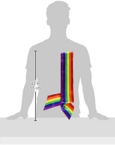 Beistle Rainbow Satin Sash in Saudi Arabia