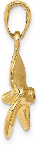 Jewelry Stores Network 14k Yellow Gold Polished 3D Boat Propeller Pendant 22 mm x 16 mm in Saudi Arabia
