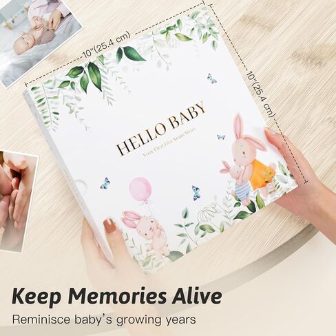 KIFEKKUL تذكار كتاب ذاكرة الطفل، أول 5 سنوات سجل القصاصات الطفل لصبي أو فتاة، كتاب معلم لتسجيل كل حدث من الولادة إلى سن 5، هدية مجلة الطفل على الفور لتوقع أمي in Kuwait