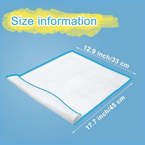 500 Pcs Disposable Changing Pads for Baby Tissue and Poly Breathable Sanitary Liners Waterproof Diaper Changing Underpads for Baby Changing Stations Nursery Tattoo Shops Senior Care 18 x 13 Inch in Saudi Arabia