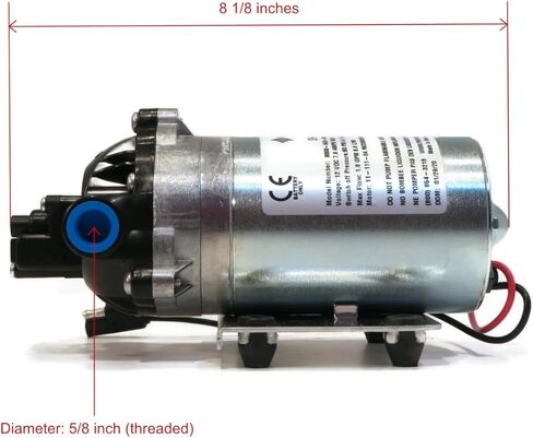 The ROP Shop | Diaphragm Pump with Wire Harness for Shurflo 8000-543-936 in Kuwait