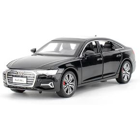لعبة سيارات طراز BDTCTK 1/32 A6L، سيارات لعبة سحب للخلف مصنوعة من سبائك الزنك مع أصوات وأضواء للأطفال هدية للأولاد والبنات (أسود) in Kuwait