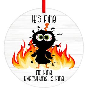 WhatSign Christmas in Heaven with Chair Memorial Christmas Ornaments for Loss of Loved one in Memory Christmas Ornament Christmas in Heaven Ornament Sympathy Remembrance Christmas Tree Ornaments Gifts in Kuwait