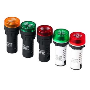 AD16-22SM Strobe Sound and Light Buzzer Intermittent Sound Flash Alarm LED Signal Indicator(16mmredacdc24v) in Kuwait