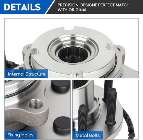 515020 4WD Front Wheel Bearing & Hub Assembly for 1999-2004 Ford F250 F350 Super Duty, 2000-2002 Ford Excursion, w/ABS & Coarse Thread, 4x4 ONLY Wheel Bearing Hub 2001 2003 in Saudi Arabia