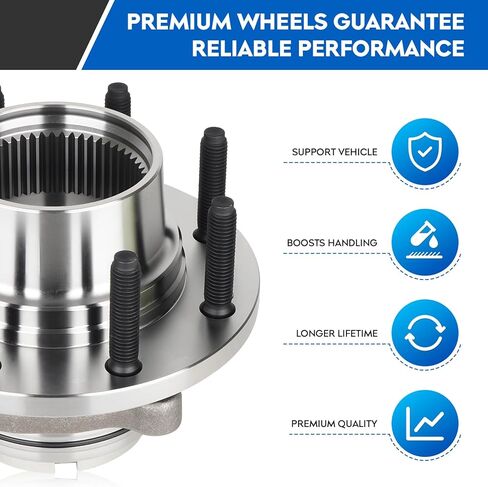515020 4WD Front Wheel Bearing & Hub Assembly for 1999-2004 Ford F250 F350 Super Duty, 2000-2002 Ford Excursion, w/ABS & Coarse Thread, 4x4 ONLY Wheel Bearing Hub 2001 2003 in Saudi Arabia