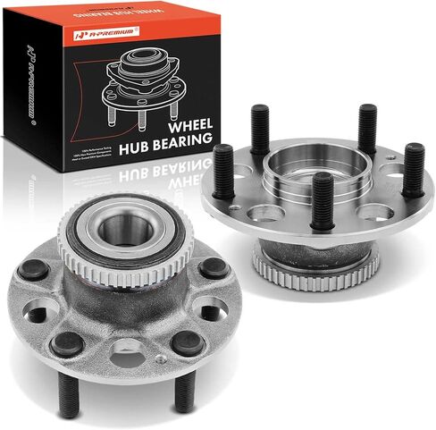 A-Premium 2 × محمل العجلة الخلفية ومجموعة المحور مع حلقة ABS و5 عروة متوافقة مع Acura Integra 1997 1998 1999 2000 2001 1.8L in Saudi Arabia