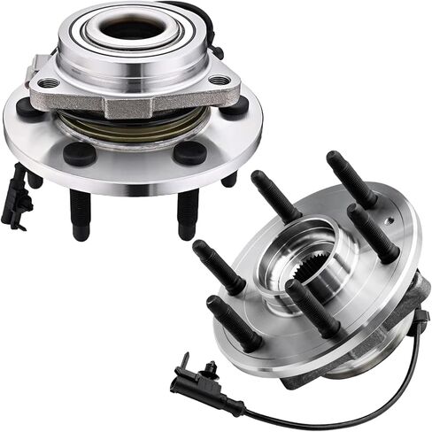 515096 6LUG Pair 2 Front Wheel Hub & Bearing Assembly for 4WD 2007-2014 Chevy GMC Silverado Sierra 1500, Avalanche Yukon XL Suburban 1500 Tahoe Cadillac Escalade ESV EXT in Kuwait