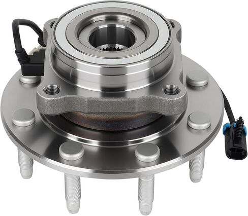 515058 4WD Front Wheel Bearing & Hub Assembly for Chevy Avalanche Suburban Silverado 1500 2500 3500 HD/for GMC Sierra 1500 2500 3500 HD Yukon XL 2500/ for Hummer H2, 8 Lugs w/ABS in Saudi Arabia