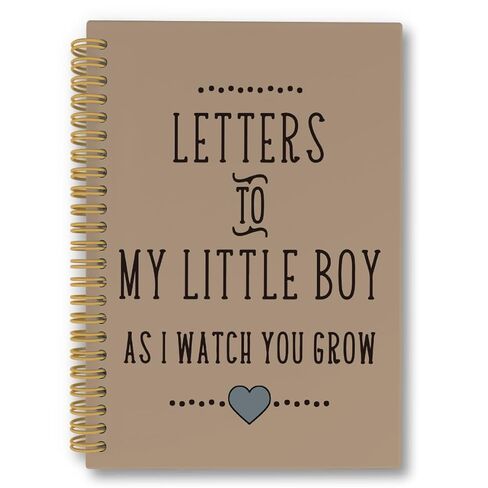 laveliabel Letters to My Little Boy Spiral Notebook, Pregnancy Journal Journaling Notebooks, Baby Shower Gifts, AS I Watch You Grow College Ruled Spiral Notebook for Kids Boy Son, 5.5x8.3 Inches in Saudi Arabia