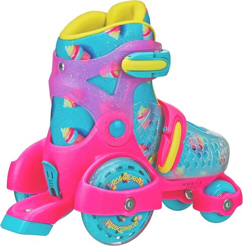 Fun Roll Beginner Roller Skates by Roller Derby, Adjustable Sizing, Skates for Kids, Toddlers, Boys, Girls in Kuwait