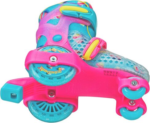 Fun Roll Beginner Roller Skates by Roller Derby, Adjustable Sizing, Skates for Kids, Toddlers, Boys, Girls in Kuwait