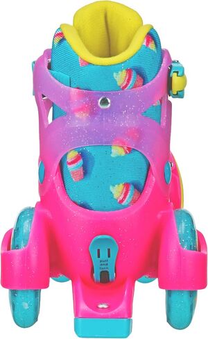 Fun Roll Beginner Roller Skates by Roller Derby, Adjustable Sizing, Skates for Kids, Toddlers, Boys, Girls in Kuwait