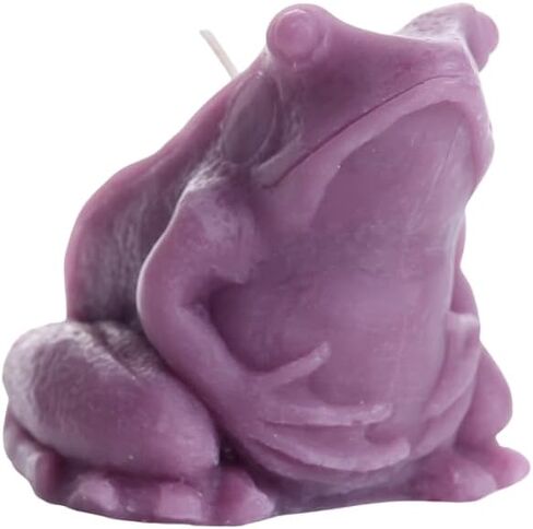 Big Dipper Wax Works Beeswax Green Frog Candle, 24-Hour Long Burn, Pure Beeswax Sculpted Candle 2.5" x 3.5" Tall, Spring Candle in Saudi Arabia