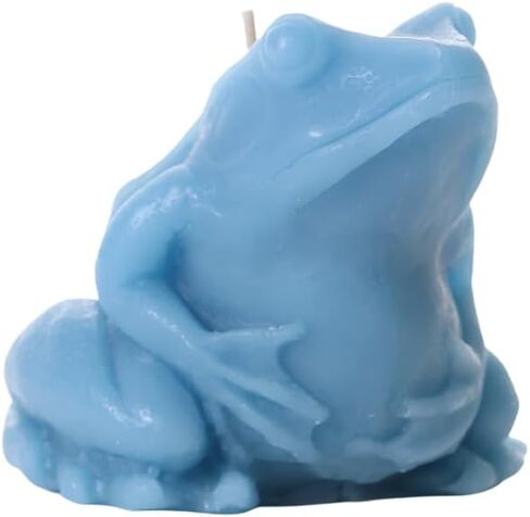 Big Dipper Wax Works Beeswax Green Frog Candle, 24-Hour Long Burn, Pure Beeswax Sculpted Candle 2.5" x 3.5" Tall, Spring Candle in Saudi Arabia