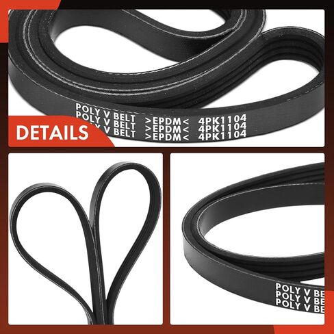 A-Premium Air Conditioning Serpentine Drive Belt Compatible with Ram 1500 2019-2021 & Jeep JL Series Wrangler 2020-2023, V6 3.6L in Saudi Arabia