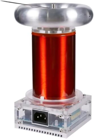 ملف تيسلا للموسيقى SSTC، إطفاء القوس المتكامل عالي التردد، نموذج مولد ملف 7.87 بوصة، تجربة تعليم العلوم الفيزيائية in Kuwait