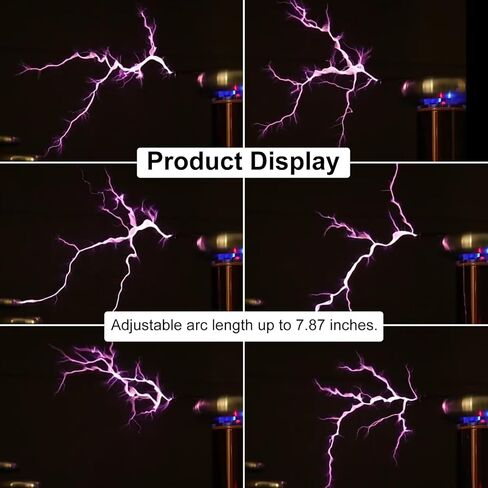 ملف تيسلا للموسيقى SSTC، إطفاء القوس المتكامل عالي التردد، نموذج مولد ملف 7.87 بوصة، تجربة تعليم العلوم الفيزيائية in Kuwait