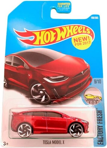 Hot Wheels Tesla Model X - Serie Factory Fresh 9/10 (بطاقة طويلة) in Saudi Arabia