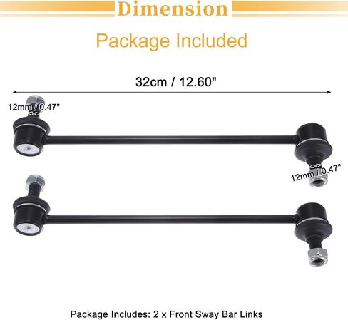 X AUTOHAUX 2pcs Front Sway Bar Links Stabilizer Link Kit for Toyota Noah Voxy AZR60 ZRR70 Suspension Kit No.4882044020 in Saudi Arabia