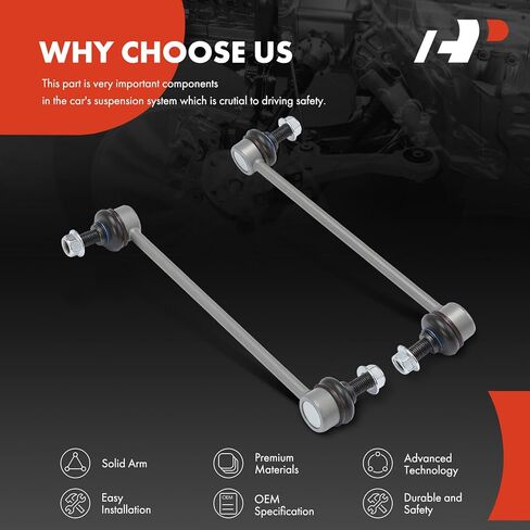 A-Premium 2 x Front Sway Bar Links Stabilizer Bar Links, Compatible with Toyota Camry 2018-2024, Avalon 2019-2022 & Lexus ES350 2019-2024, ES250 2021-2024, ES300h 2019-2024 in Saudi Arabia