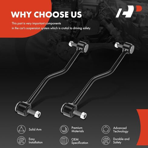 A-Premium 2 x Rear Sway Bar Links Stabilizer Bar Links, Compatible with Ford F-350 Super Duty 2017-2024, F-450 F-550 Super Duty 2017-2022 in Saudi Arabia