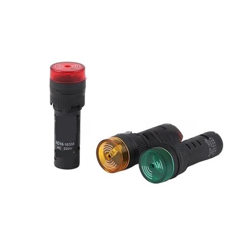16mm Hole Flash Buzzer AD16-16SM 220V 380V 110V 36V(Ad16-16smac/dc12vgreen) in Saudi Arabia