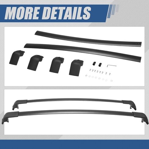 Auto Dynasty Roof Rack Cross Bars Compatible with 2016-2026 Tucson, 150lbs Lockable Rooftop Cargo Bars Aluminum Anti-Corrosion Anti-Theft Roof Rails for Luggage Bike Kayak Racks in Saudi Arabia