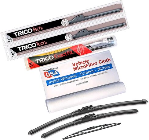 WiperBladesUSA ممسحات Beam Blade متوافقة مع Ram 1500 2023 (مجموعة من 2) شفرات ممسحة in Kuwait